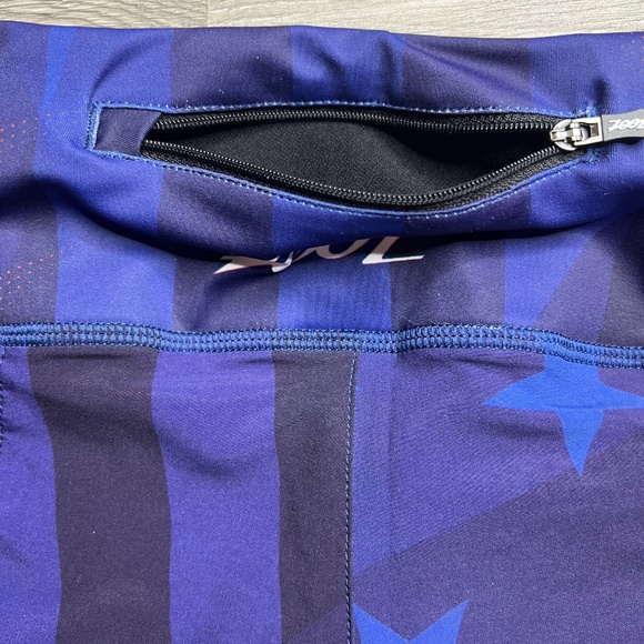 ZOOT Women's Ltd 3" Running Shorts - Limited Edition, Red White Blue, USA - XS - Picture 5 of 15
